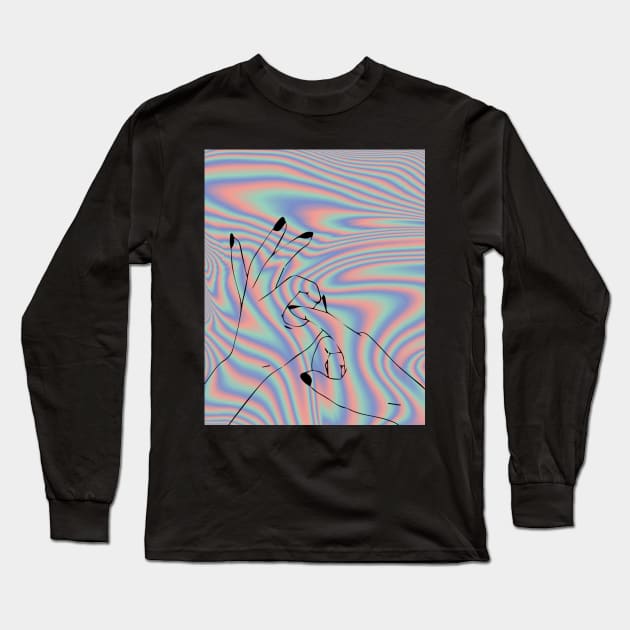 Hands tell Long Sleeve T-Shirt by Vintage Dream